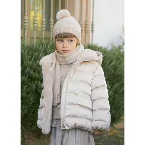 Abel & Lula Satin Coat Champagne 5.837_016