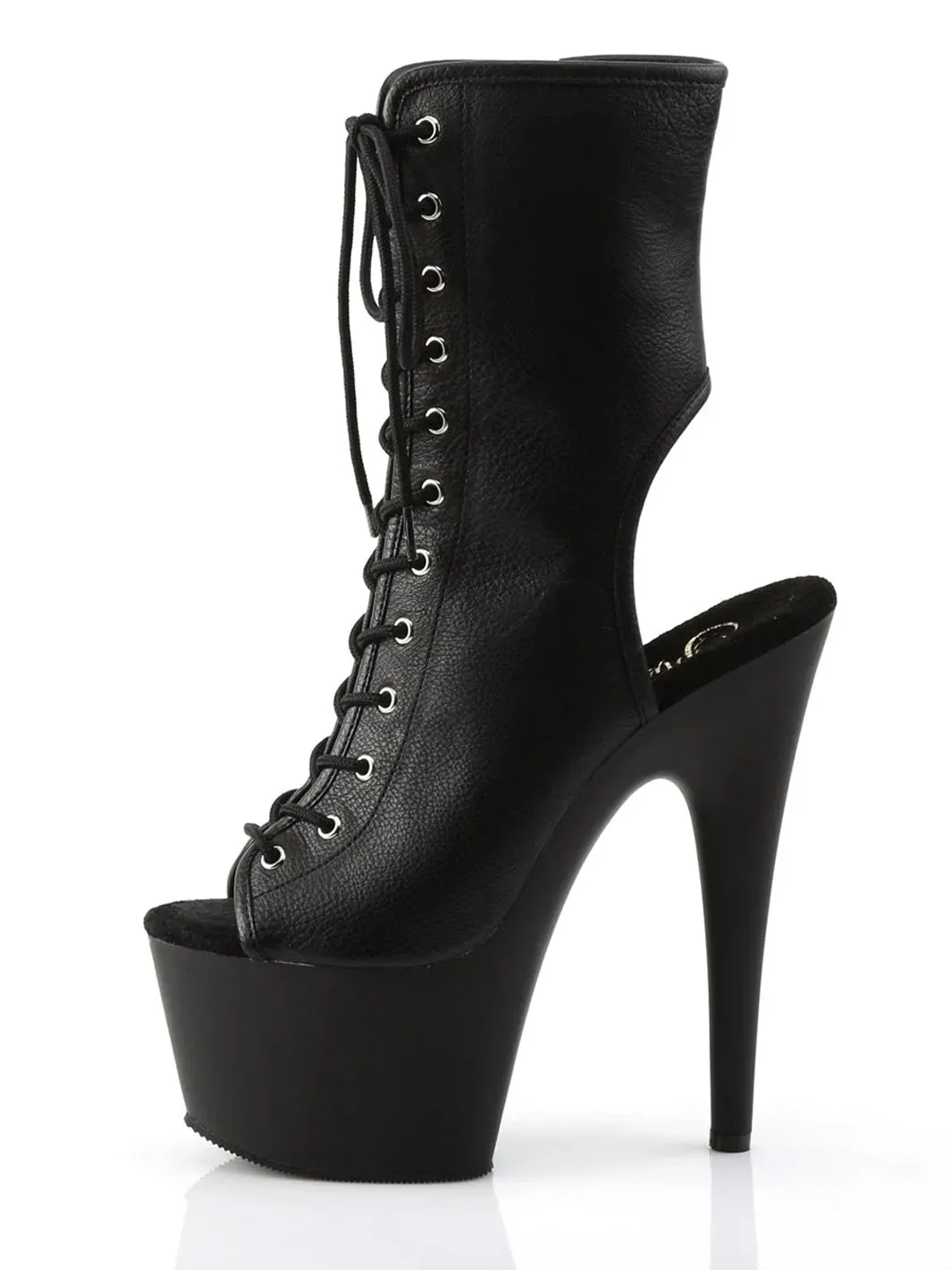 ADORE-1016 - BLACK VEGAN LEATHER  PRE ORDER 