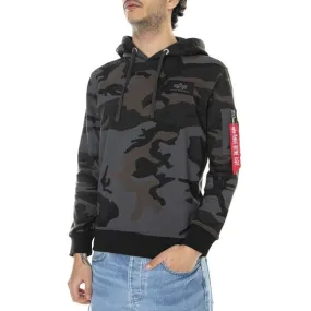 Alpha Industries Mens X-Fit Hoody Black Sweatshirt