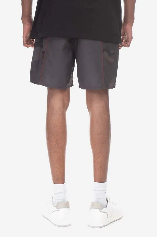 Alpha Industries swim shorts Camo Swim Short black color