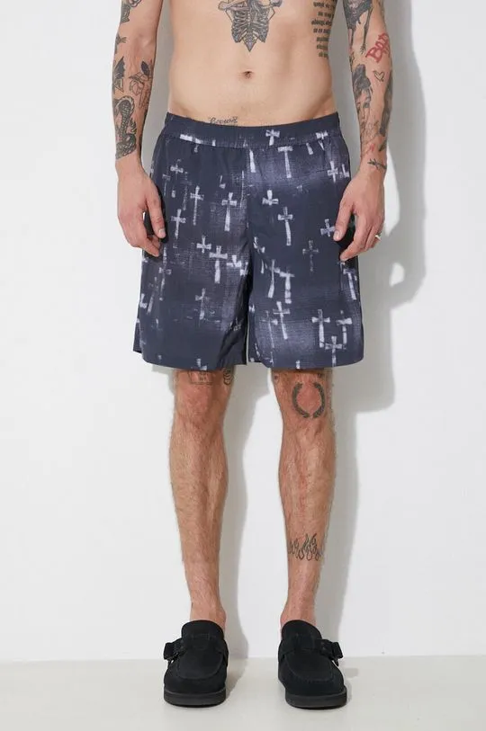 Aries swim shorts Graveyard Board Short black color SUAR30100