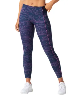 Asics Womens Piping Graphic Compression Athletic Pants