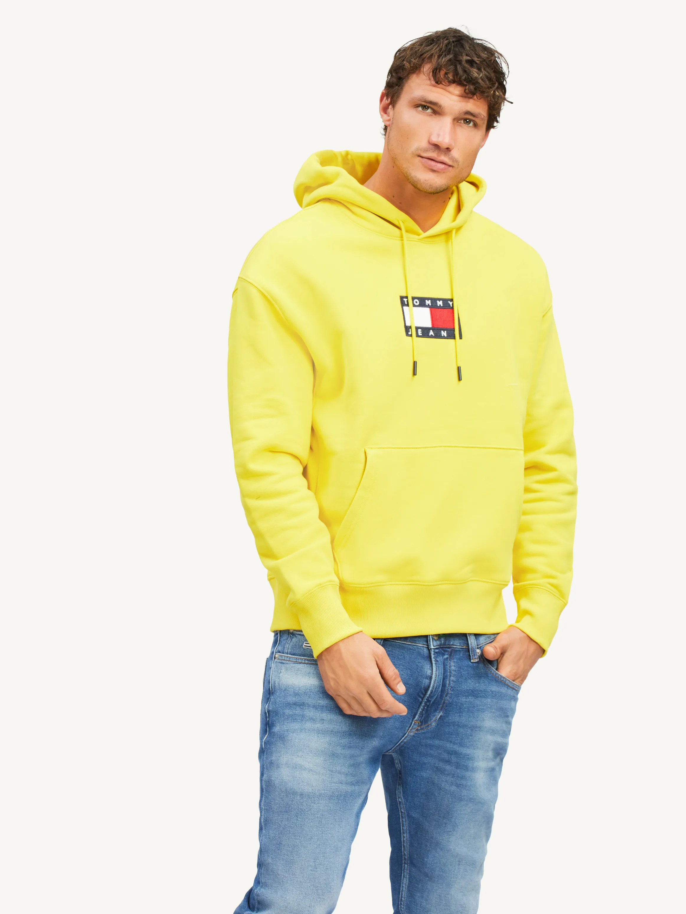 Badge Organic Cotton Fleece Hoody | Sweatshirts & Hoodies | Tommy Hilfiger