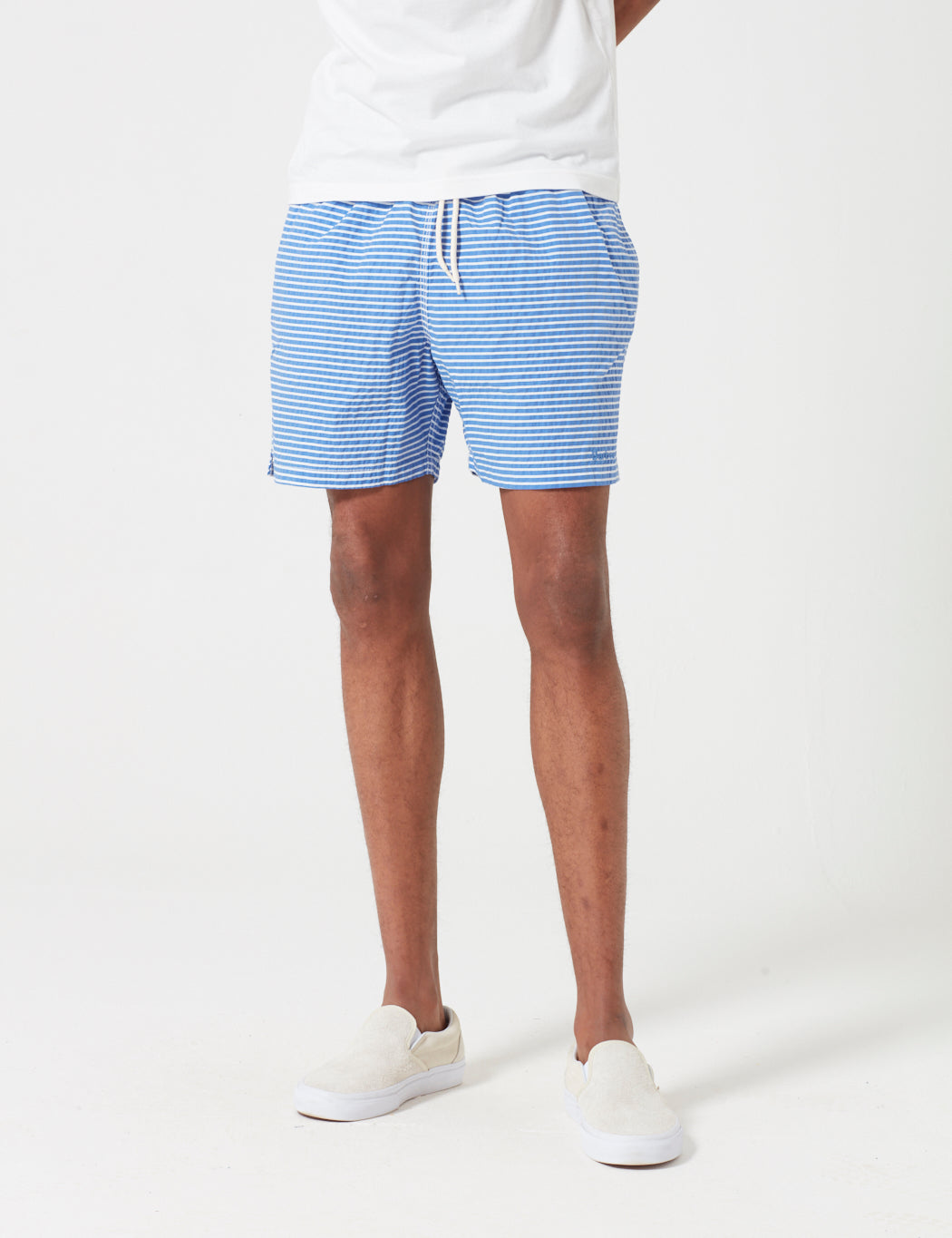 Barbour Milton Stripe Swim Short - Blue