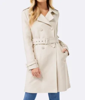 Betty Cooper Cream Trench Coat - Tv Series Coat