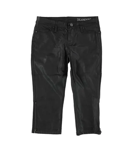 [Blank Nyc] Womens Vegan Leather Casual Capri Pants