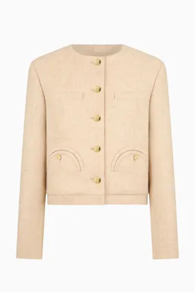 Blazé Milano All In Shamo Bolero Jacket - Cream