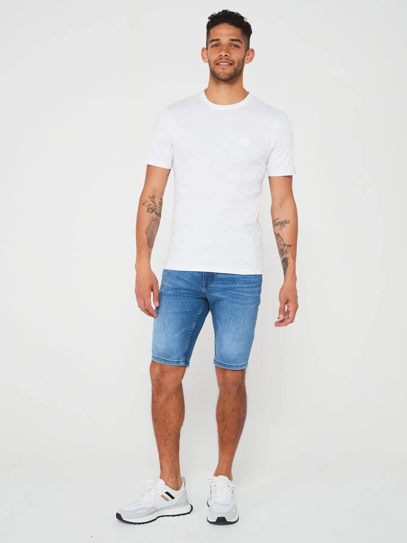 BOSS Tales Relaxed Fit T-Shirt - White