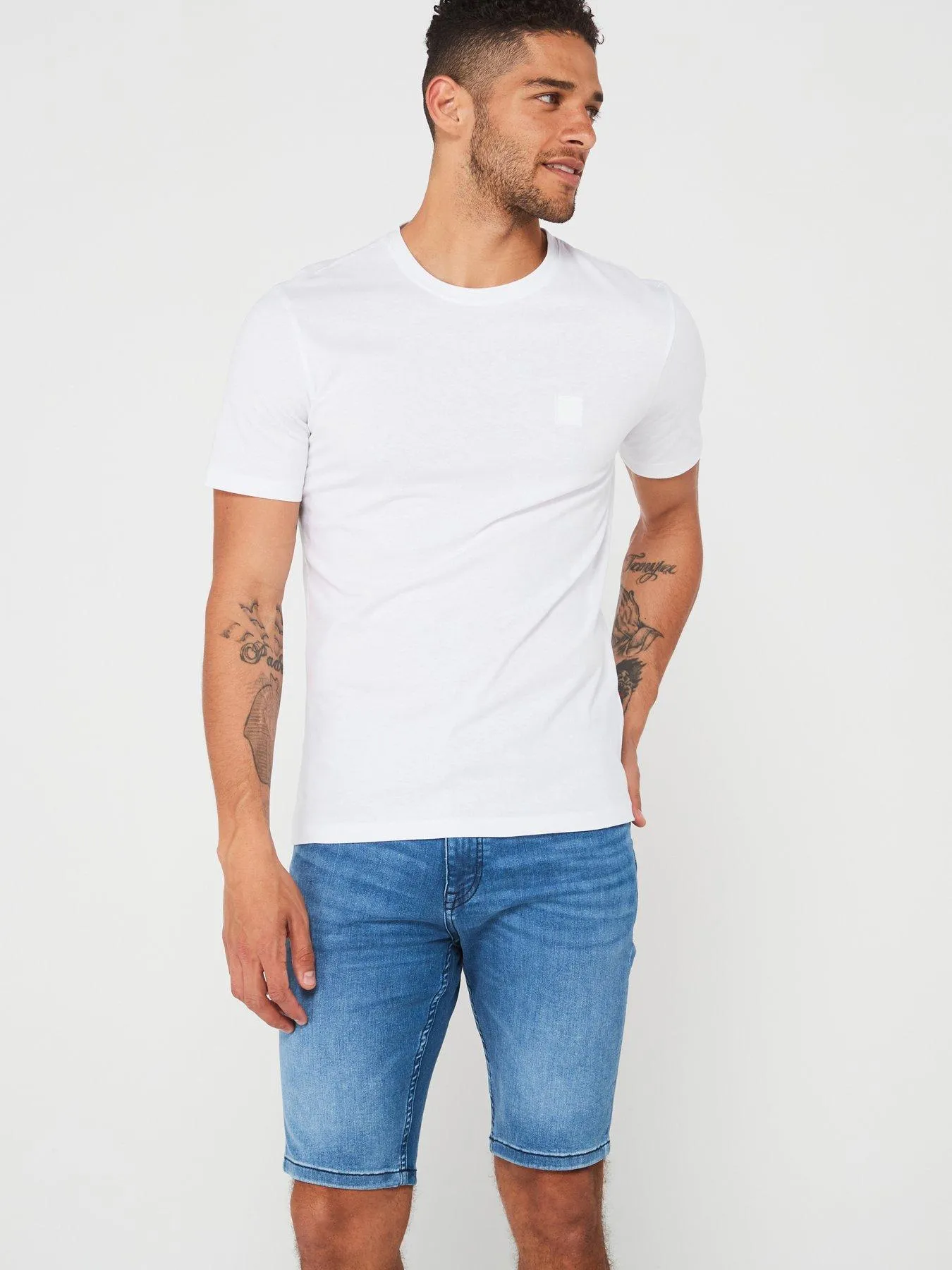 BOSS Tales Relaxed Fit T-Shirt - White