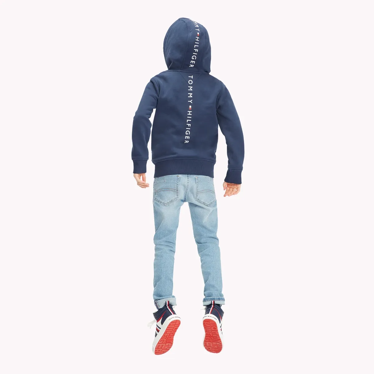 Boys Logo Tape Zip-Thru Hoody |  | Tommy Hilfiger