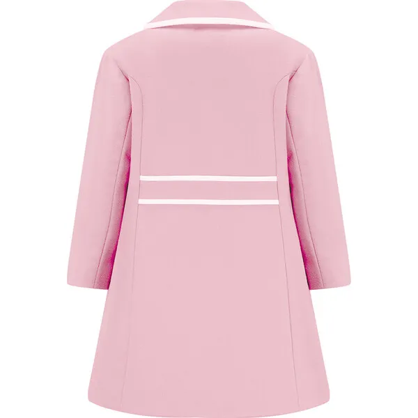 Britannical Belgravia Girls Coat, Perfect Pink