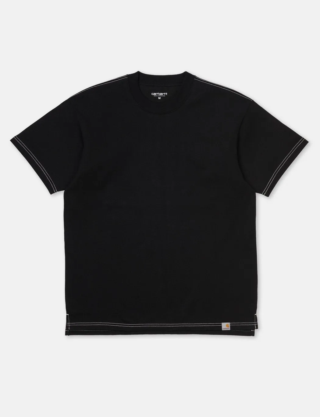 Carhartt-WIP Nebraska T-Shirt - Black / White