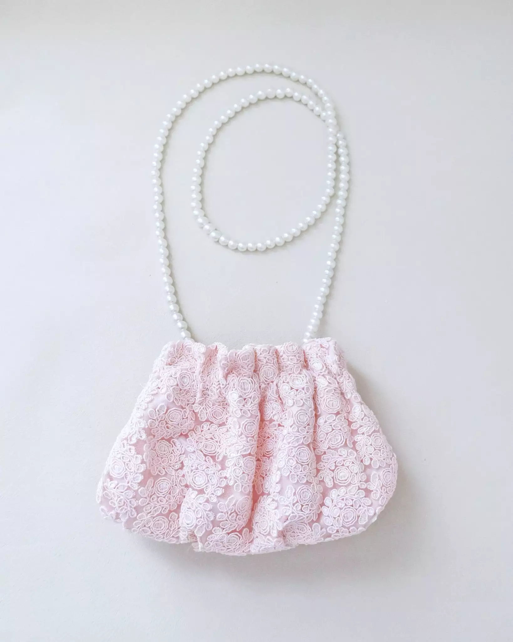 Cleo Pearl Lace Mini Pouch