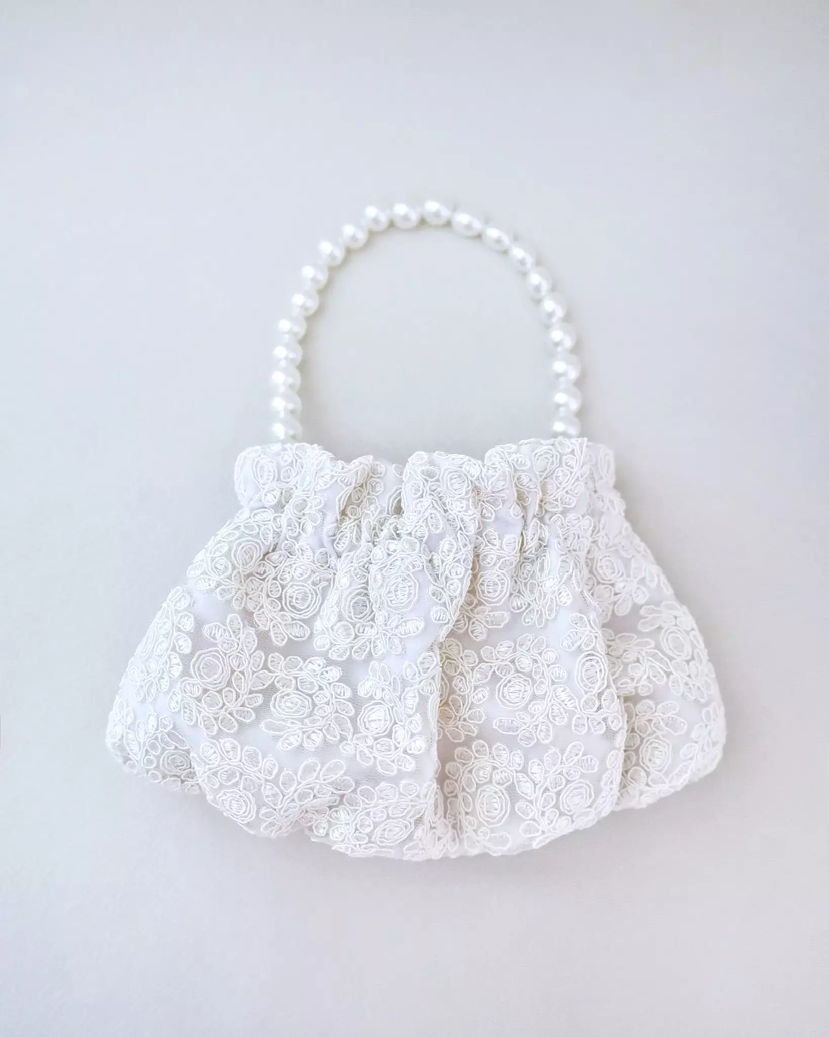 Cleo Pearl Lace Mini Pouch