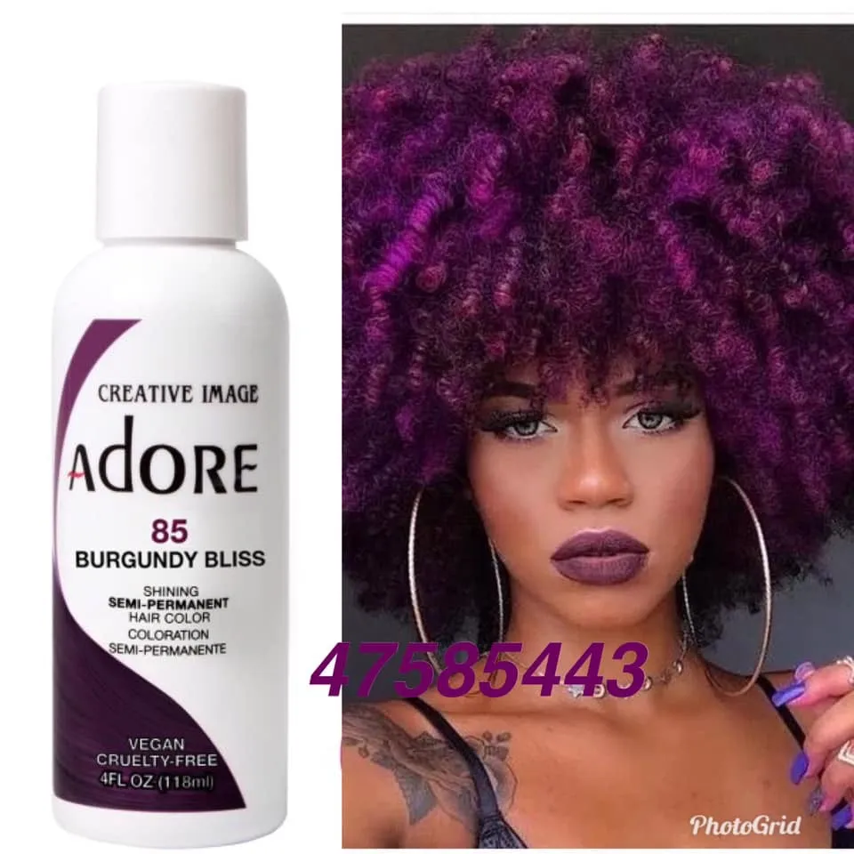 Coloration de cheveux Semi-permanent ADORE N 85