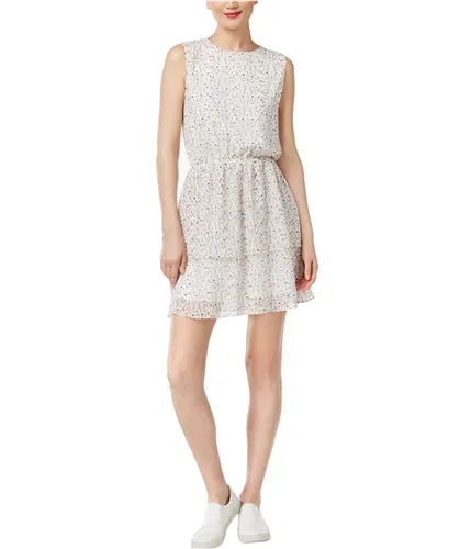 Cynthia Rowley Womens Tiered Peasant Dress