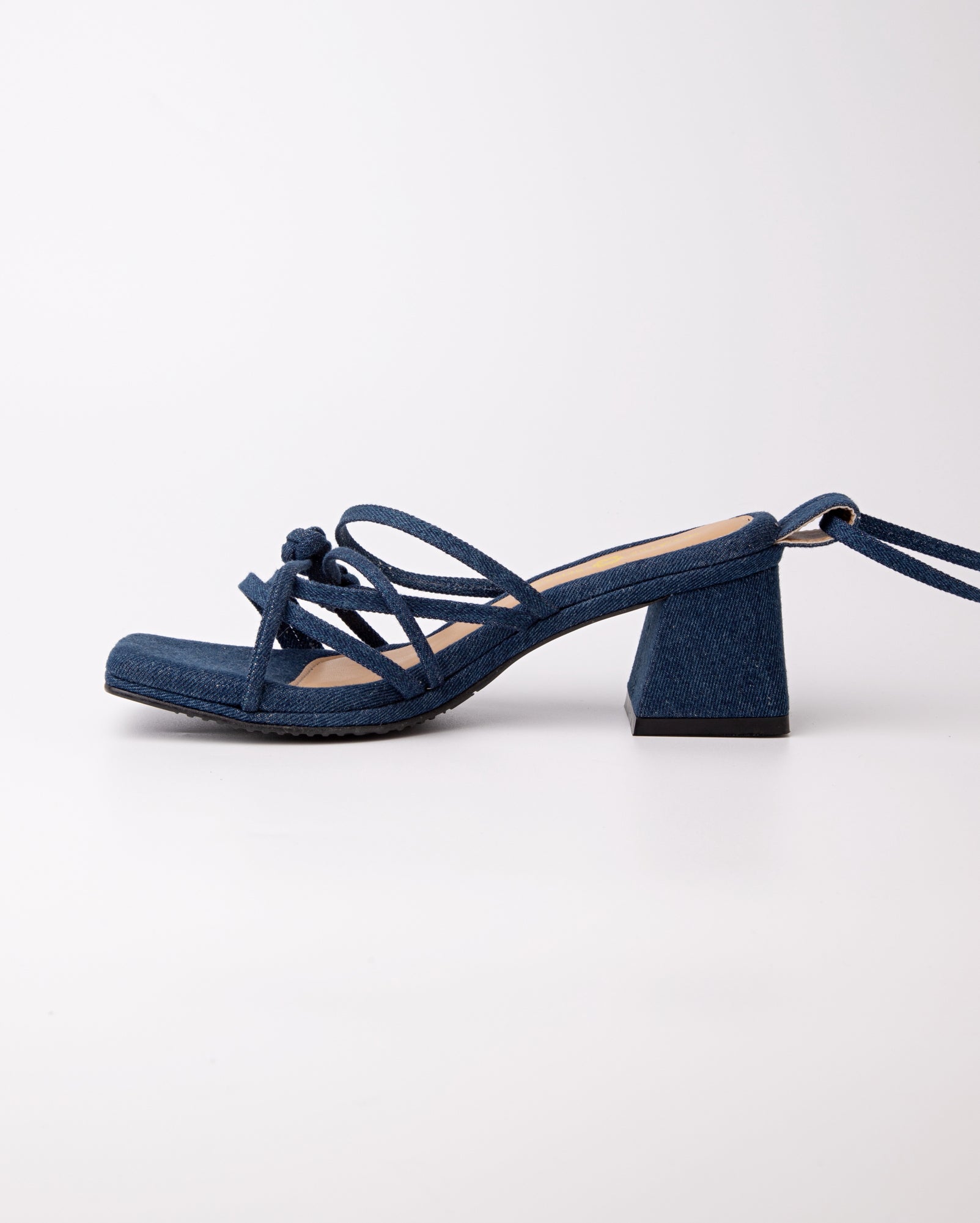 Double Chinese Knot Heels (Dark Denim)