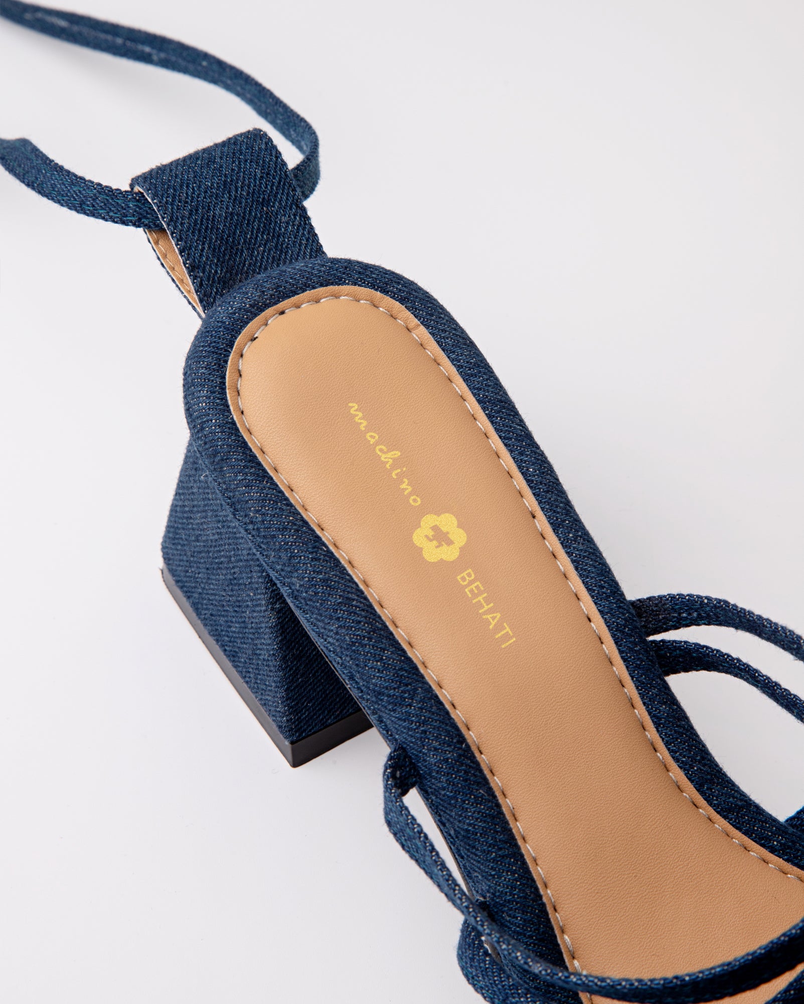 Double Chinese Knot Heels (Dark Denim)