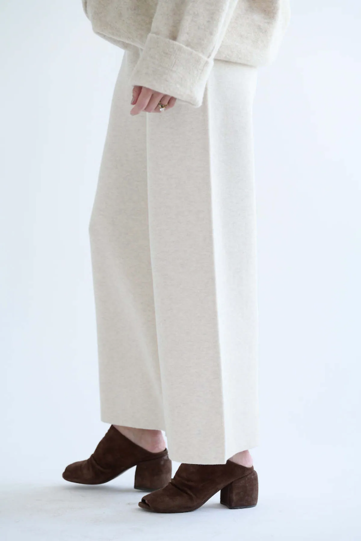 Double Knit Pants - Hessian