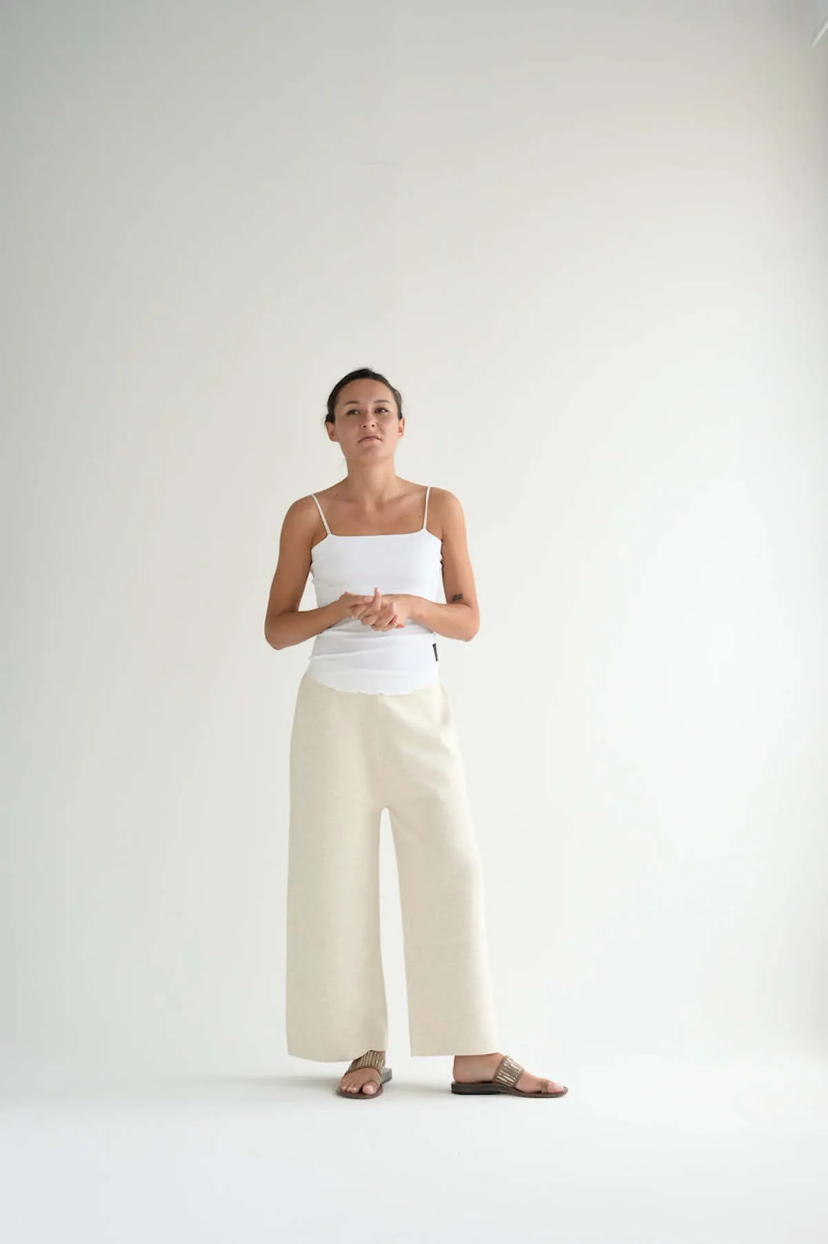 Double Knit Pants - Hessian