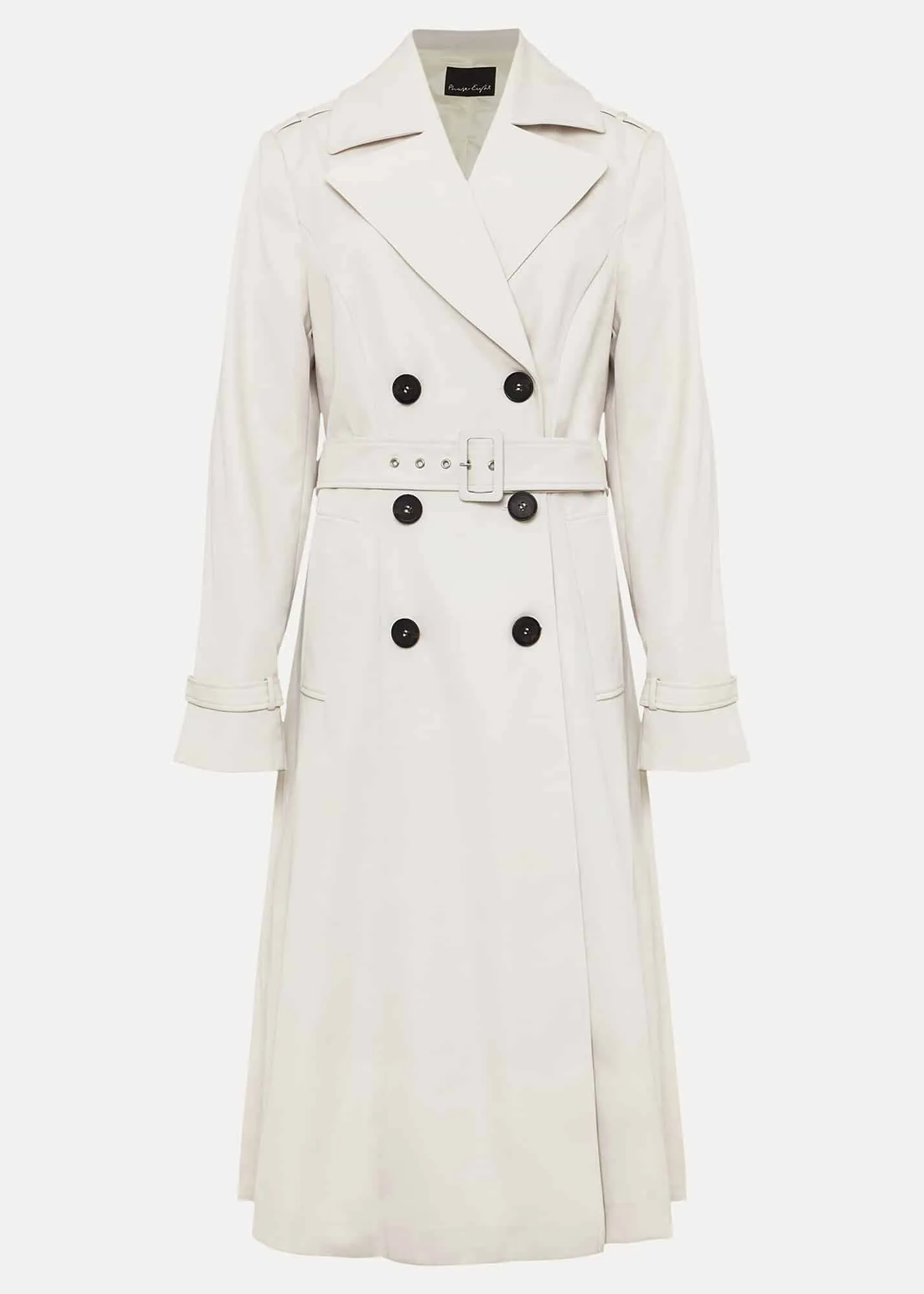 Eleanor Pleat Back Trench Coat