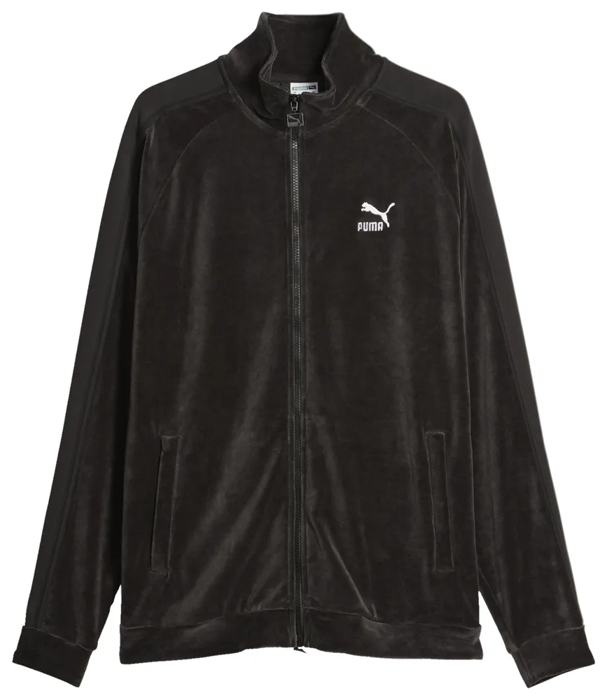 Foot Locker PUMA T7 Velour Track Jacket  - Men's