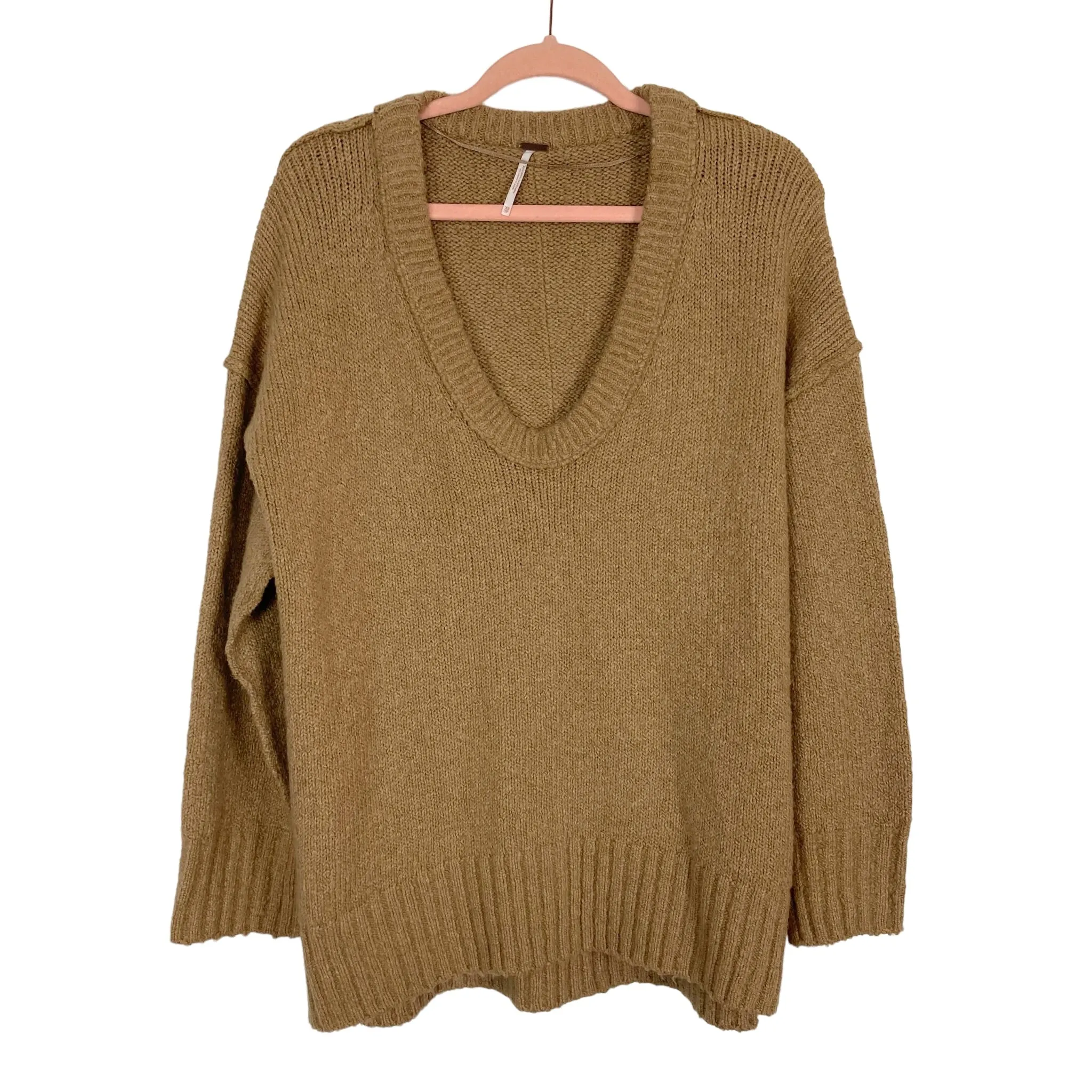 Free People Tan Sweater- Size XS