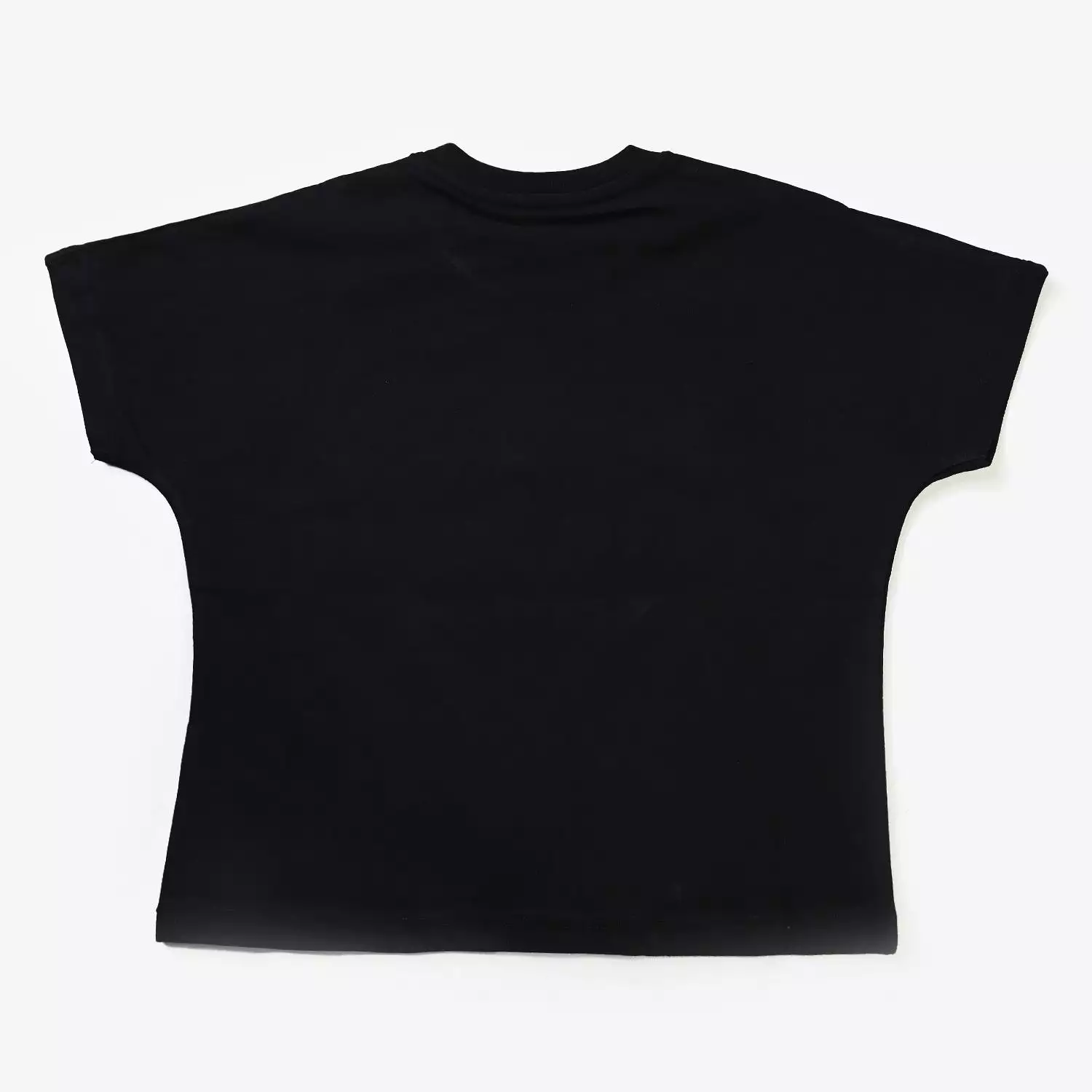 Girls Cotton Jersey T-Shirt H/S Stard A New Day-Jet Black