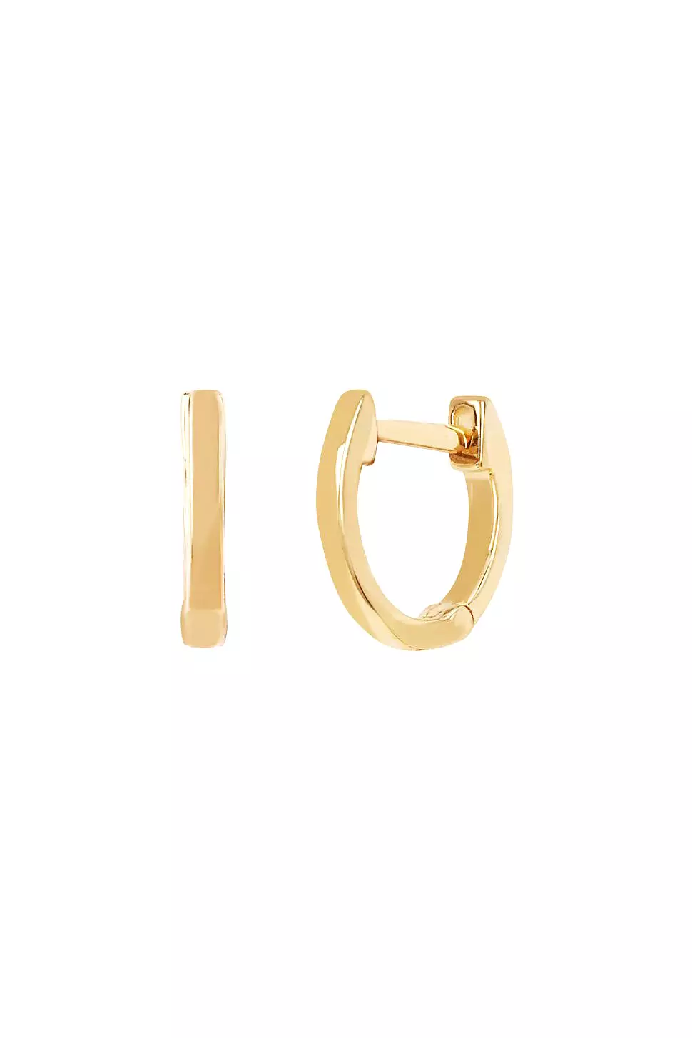 Gold Mini Huggie Earring - Yellow Gold