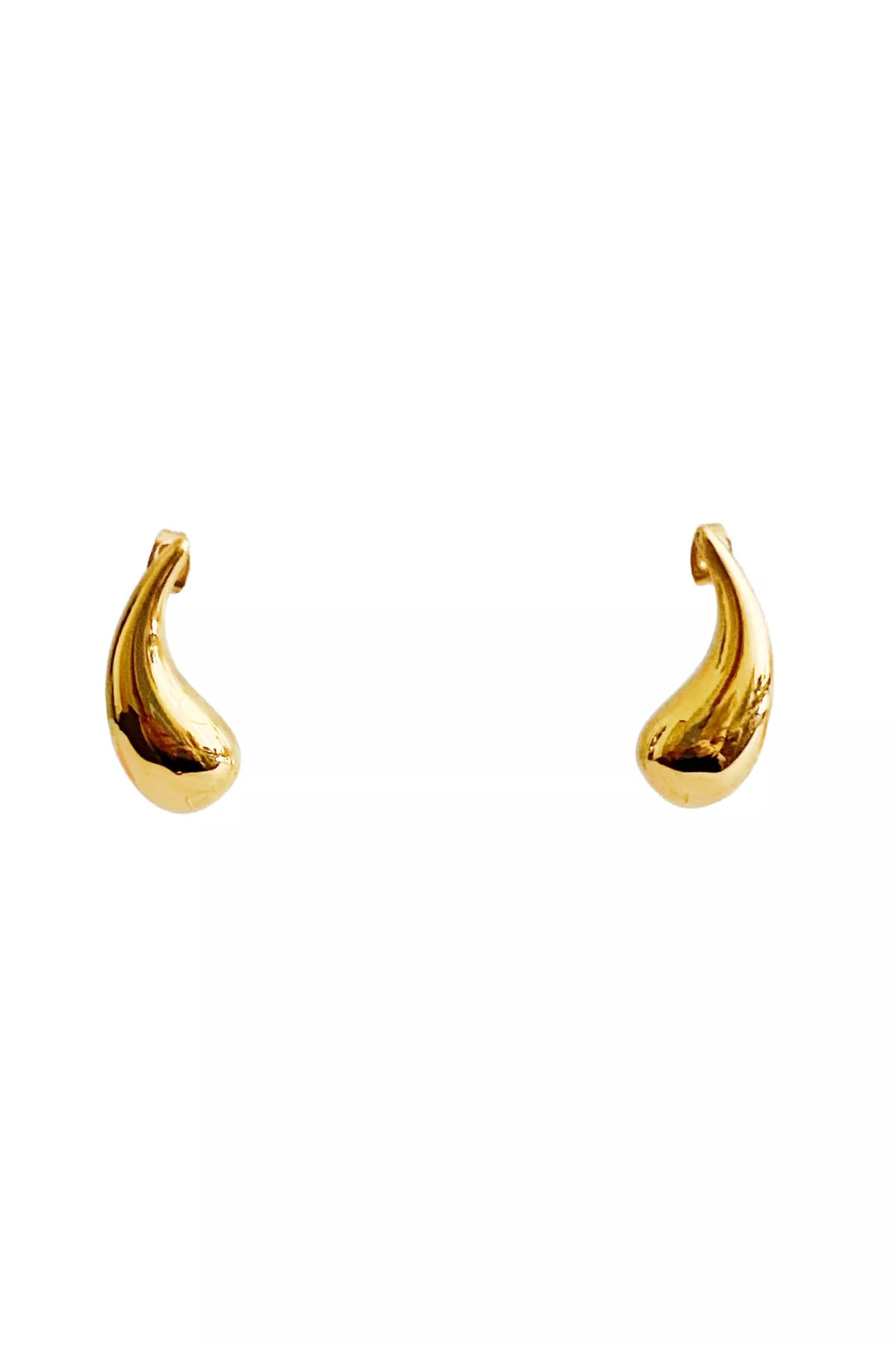 Gold Mini Teardrop Earrings