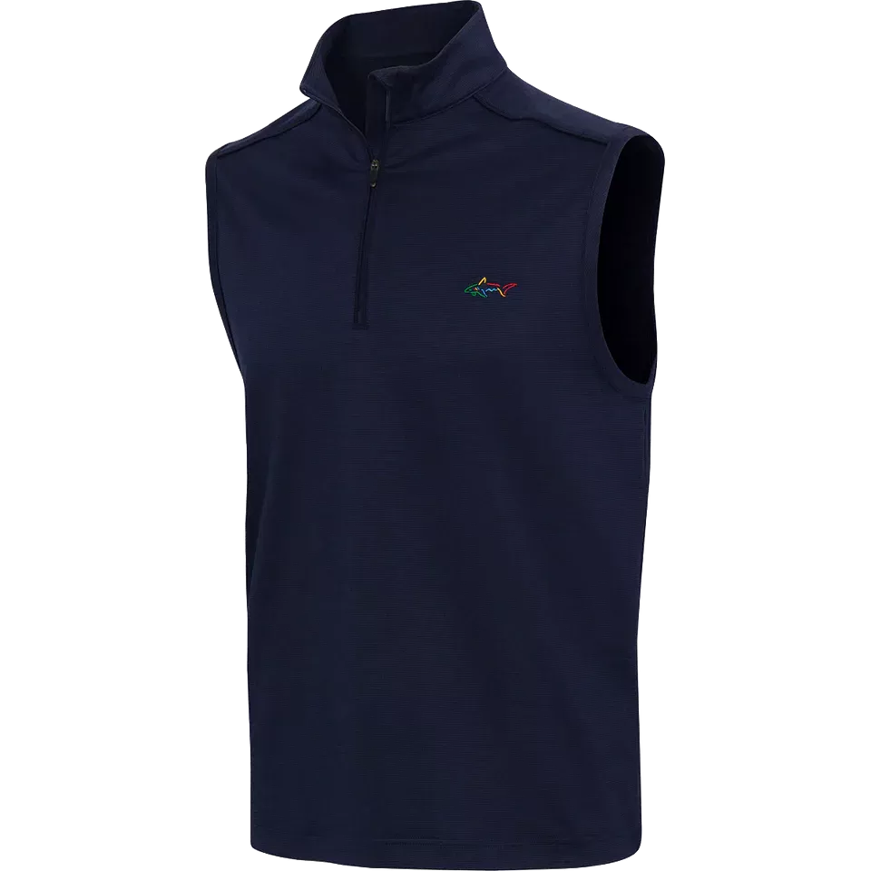 GREG NORMAN Double Knit Peached Golf Vest