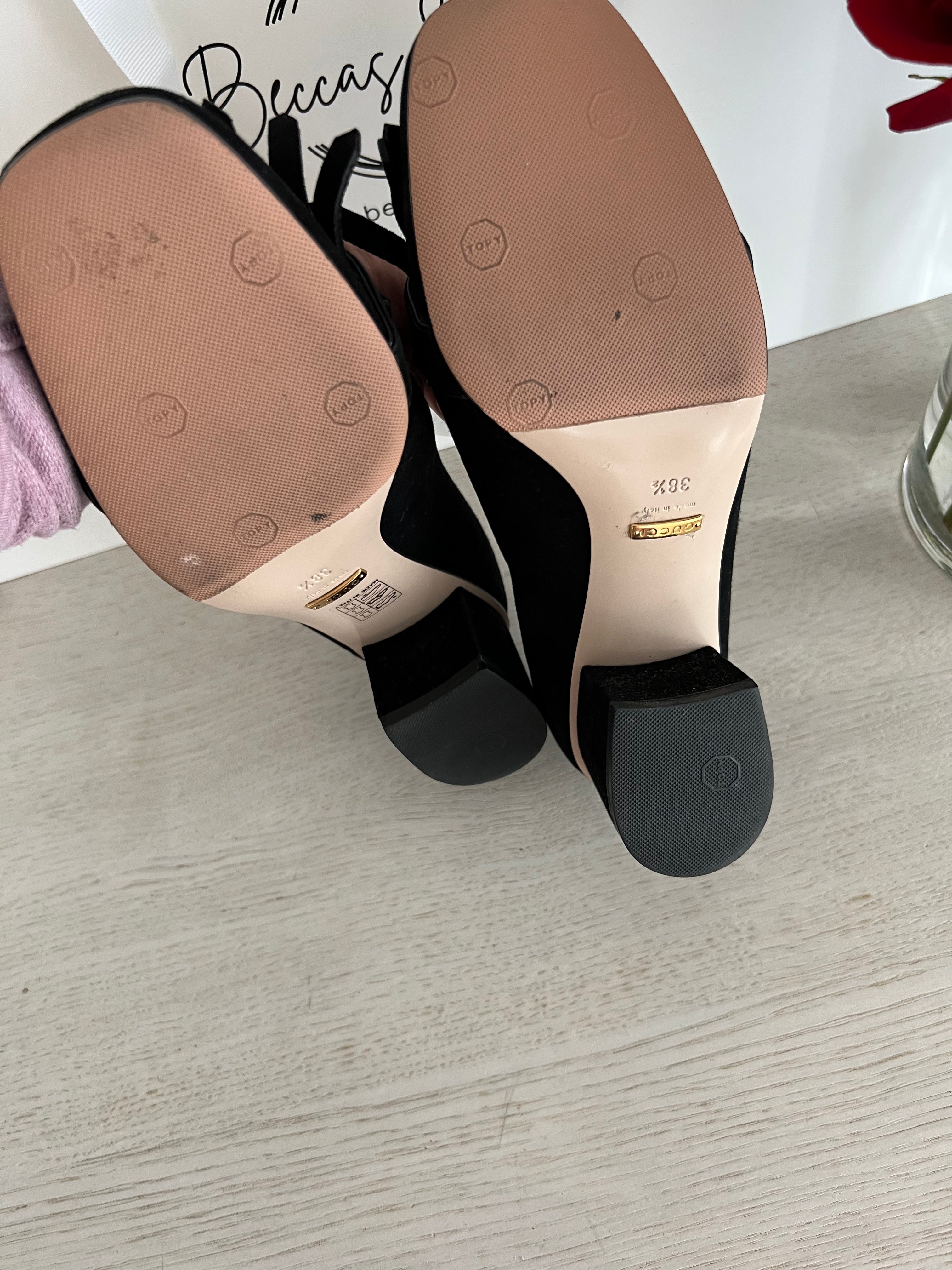 Gucci Marmont Block Heels