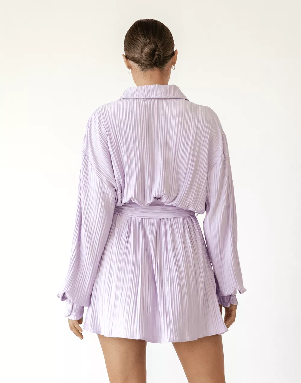 Heart Of Gold Mini Dress (Lilac)