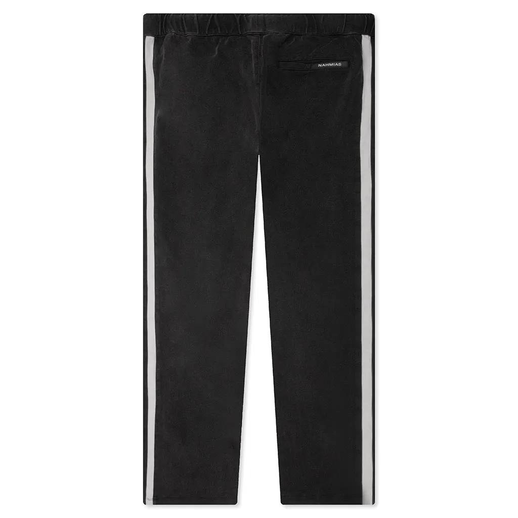 Heavy Cotton Track Pant - Black