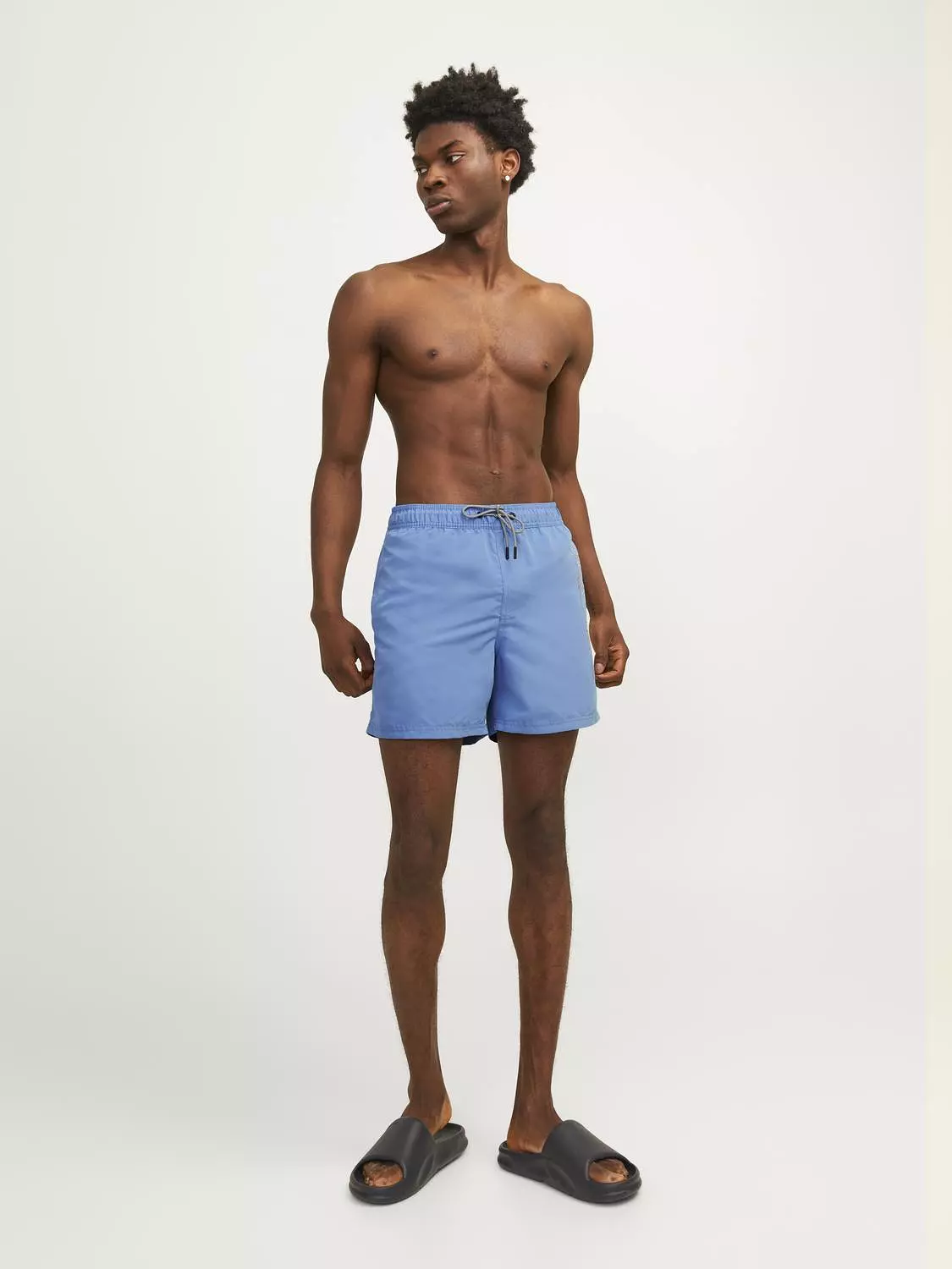 Jack & Jones Mens 'JPSTFIJI JJSWIM' Double Logo Swim Short