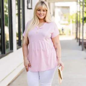 Just Be Nice Top, Blush