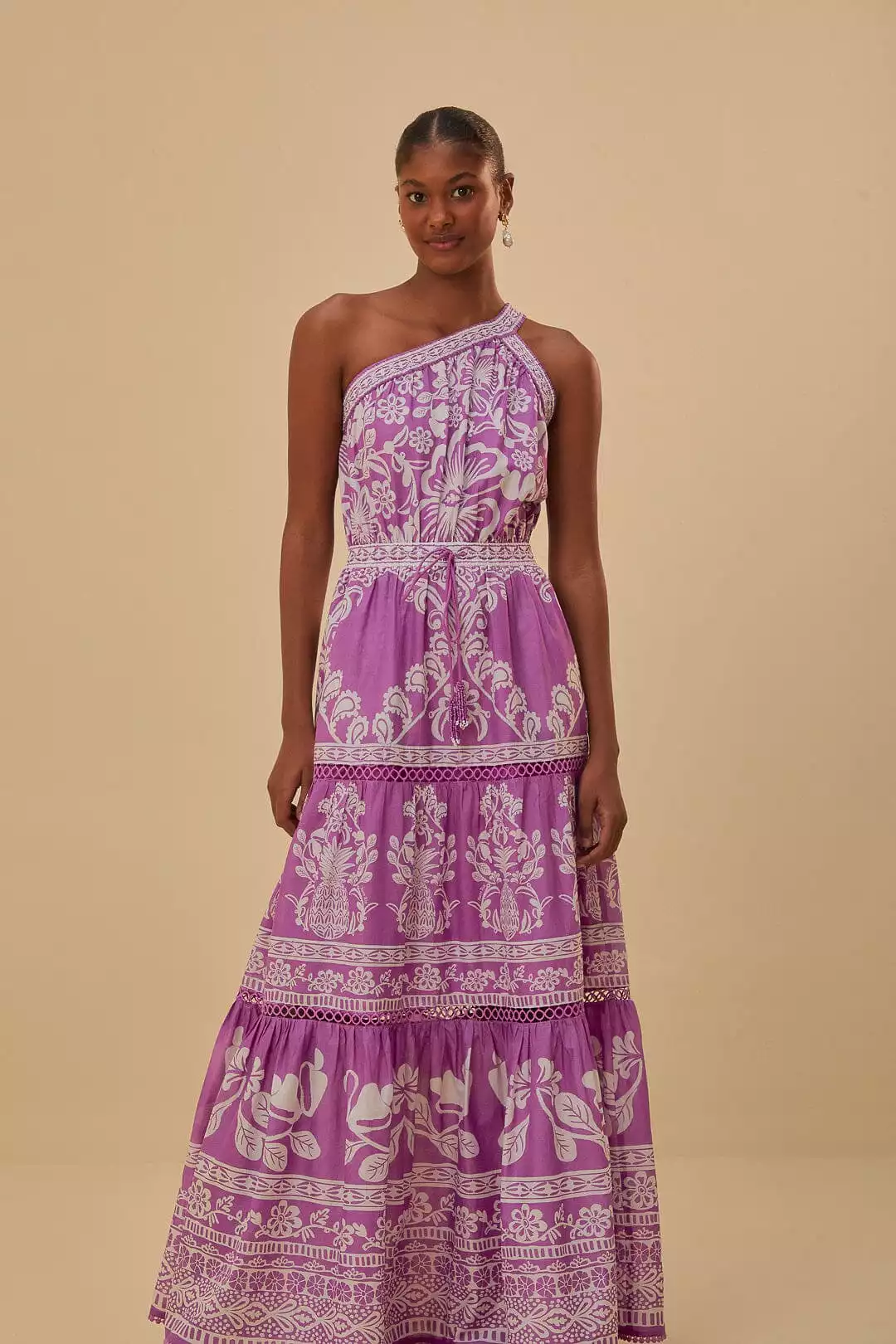 Lilac Sweet Garden Maxi Dress {Farm Rio}