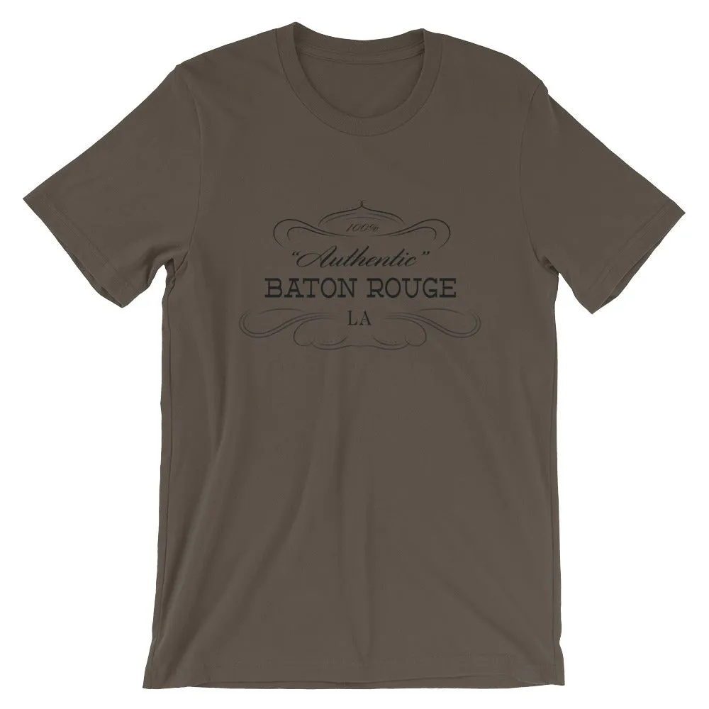 Louisiana - Baton Rouge LA - Short-Sleeve Unisex T-Shirt - Authentic