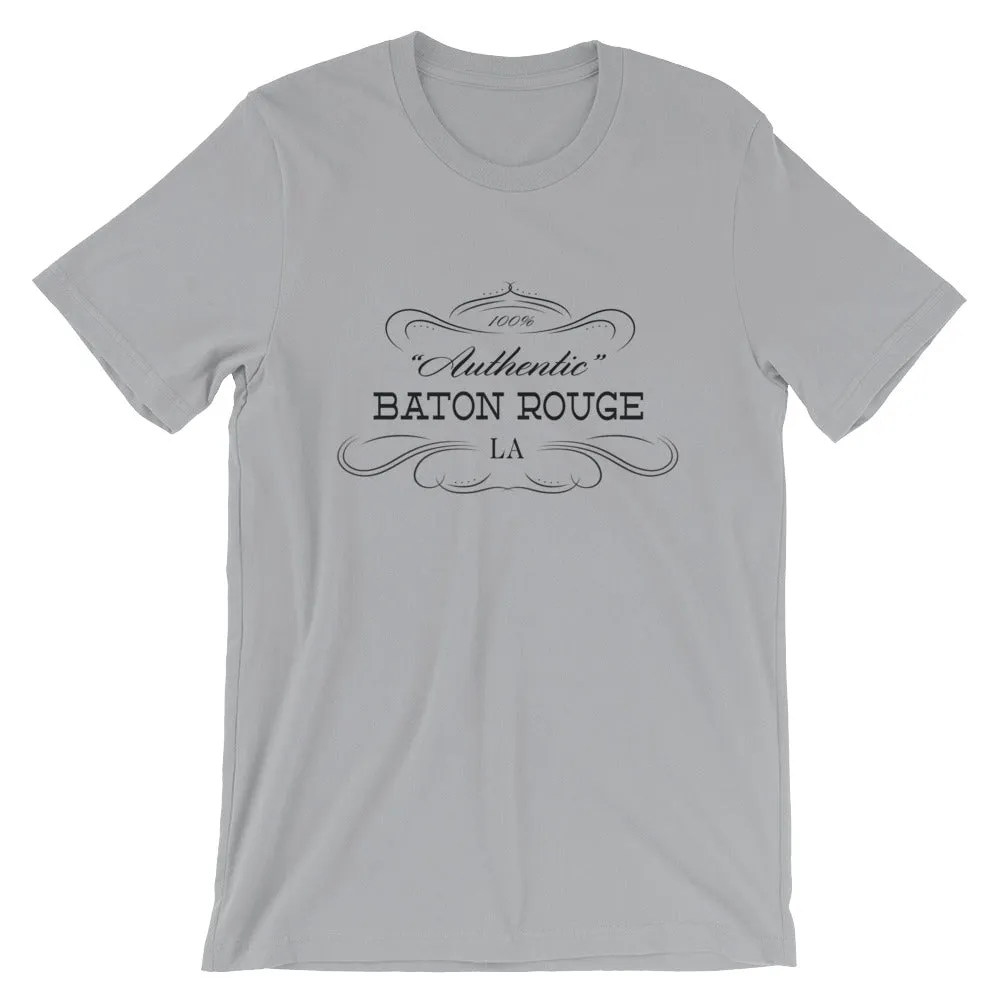 Louisiana - Baton Rouge LA - Short-Sleeve Unisex T-Shirt - Authentic