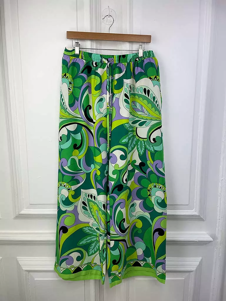 Malissa J Fiore Palazzo Trousers - Green