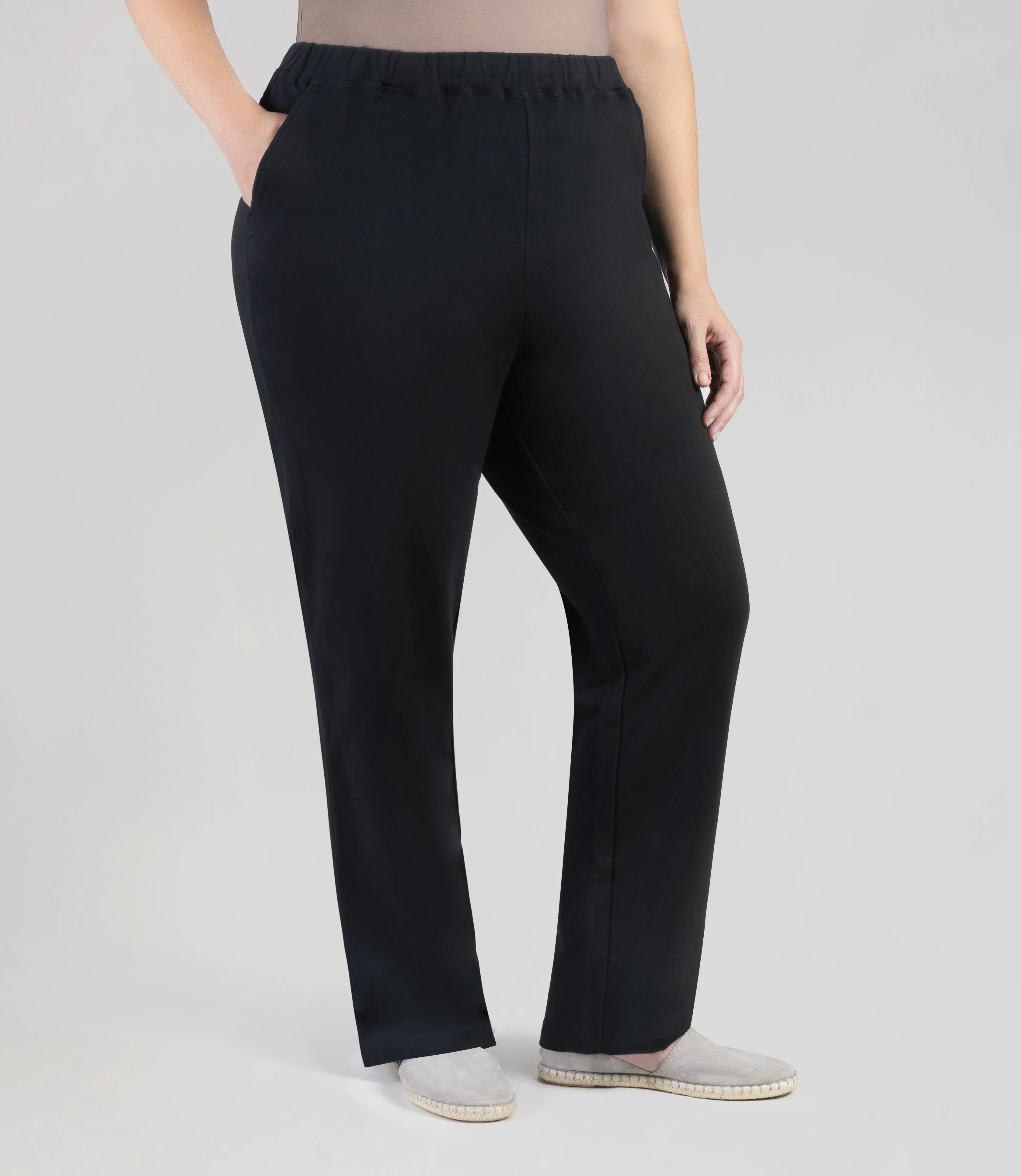 MaVie Cotton Pocketed Pant Basic Colors