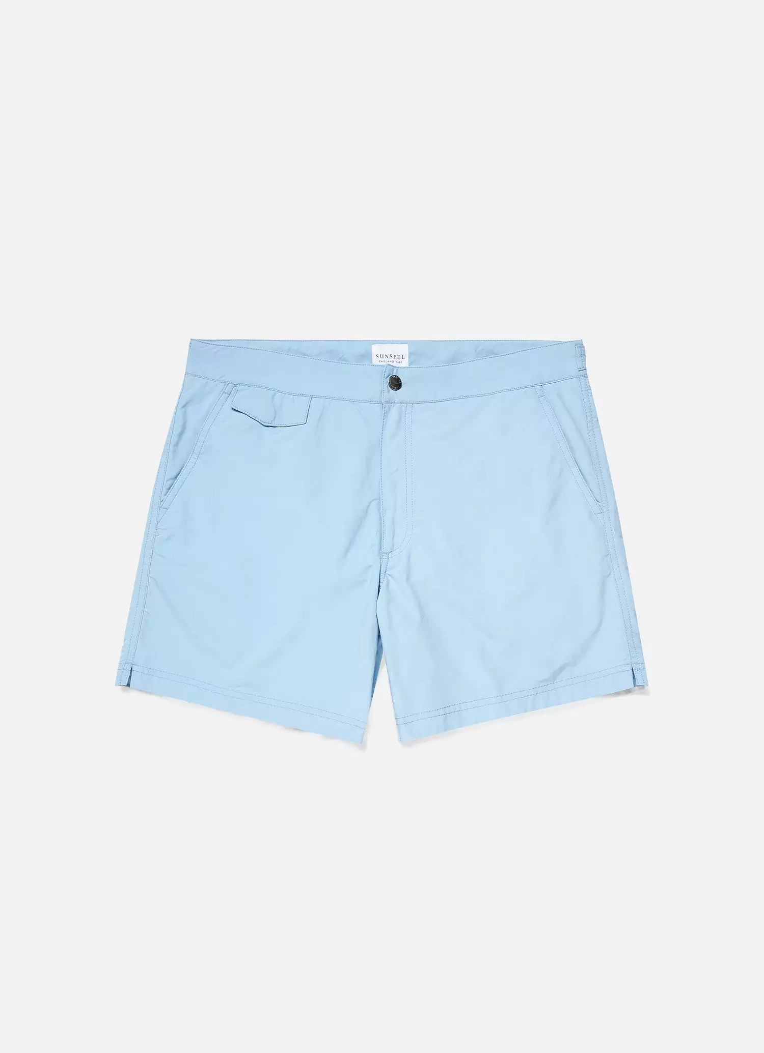 Men's Tailored Swim Short in Light Blue