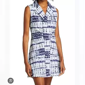 New with Tags Derek Lam Blue Tie Dye Lace Mini Dress