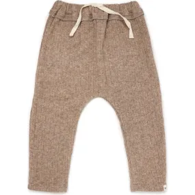 oh baby! Wide Rib Sweater Knit Brooklyn Jogger, Mushroom Heather