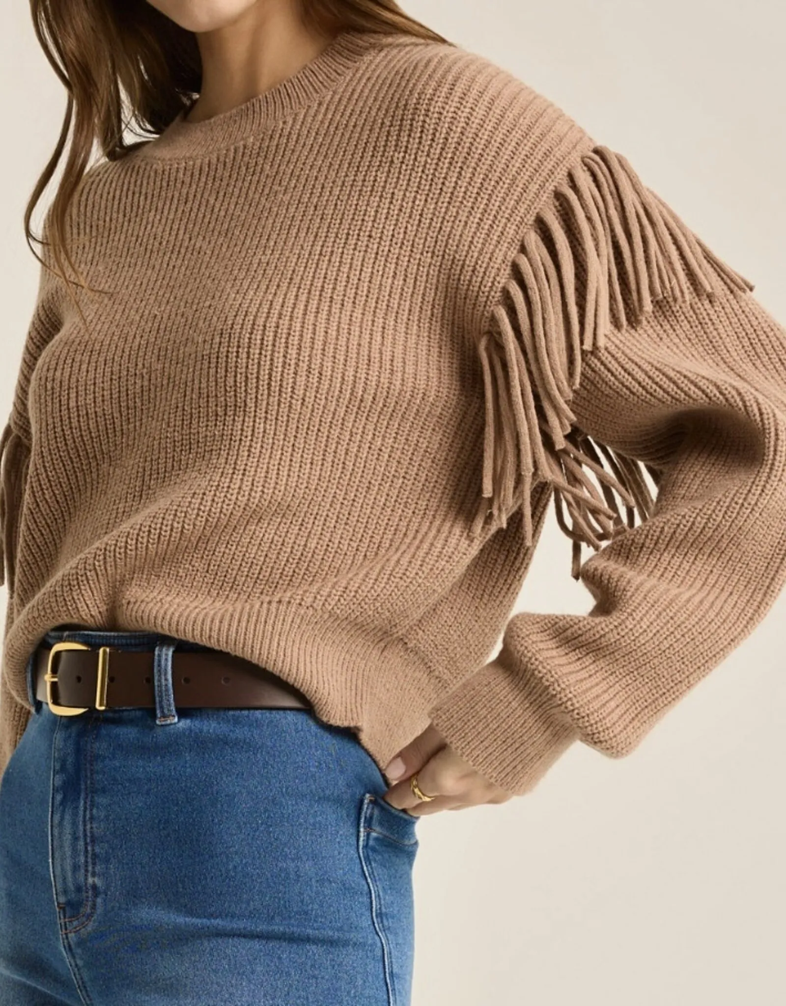   On The Fringe Sweater