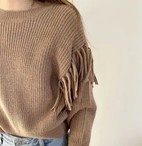   On The Fringe Sweater