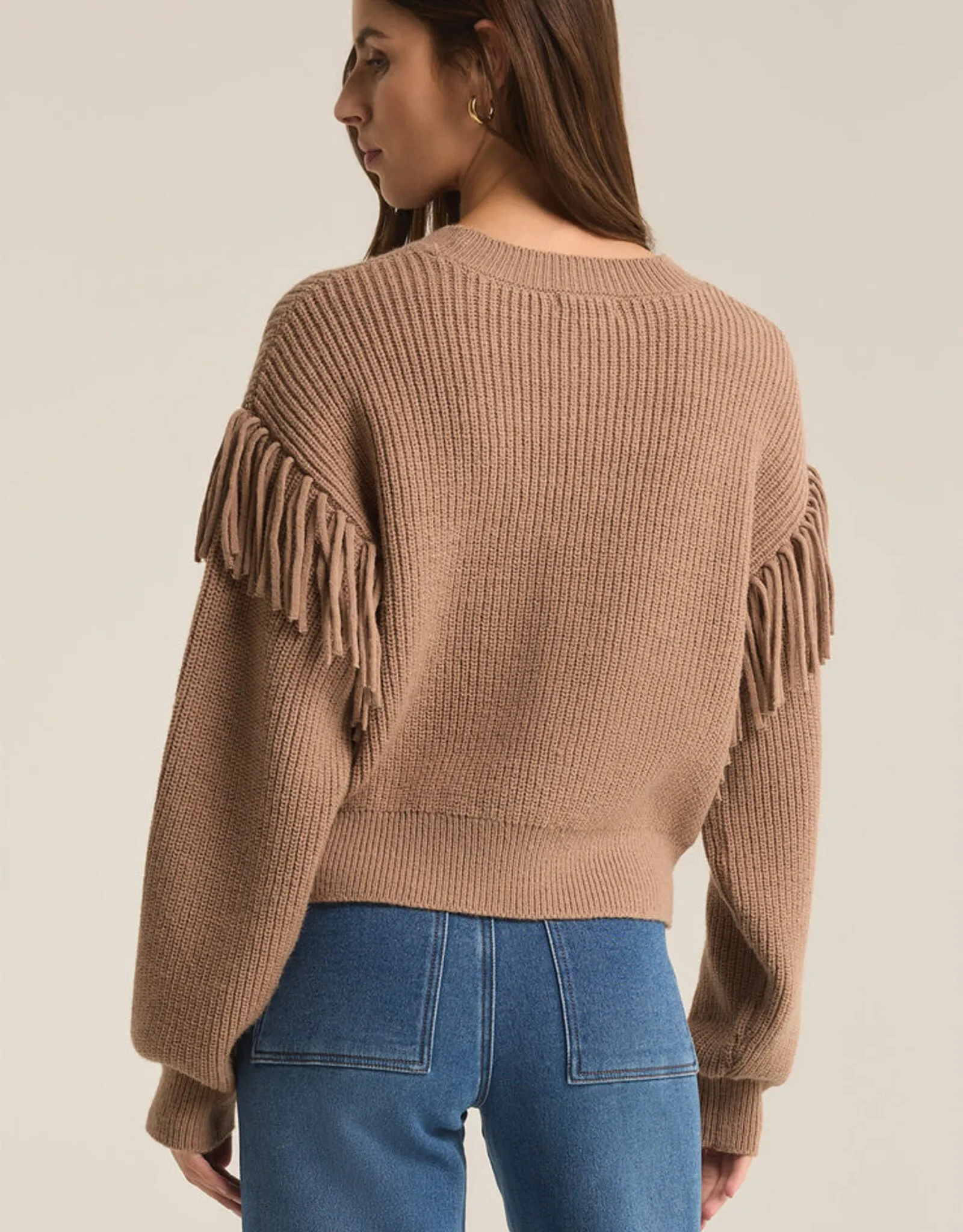   On The Fringe Sweater