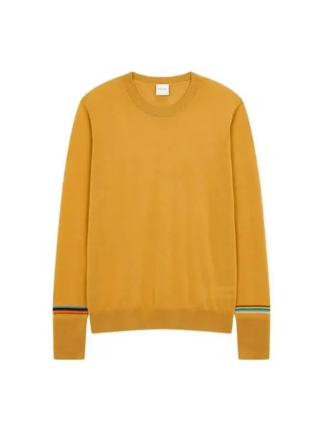 Overseas Station Season Big Chance 8 18 Women s Uncut Striped Sleeve Sweater Dark Yellow 270020