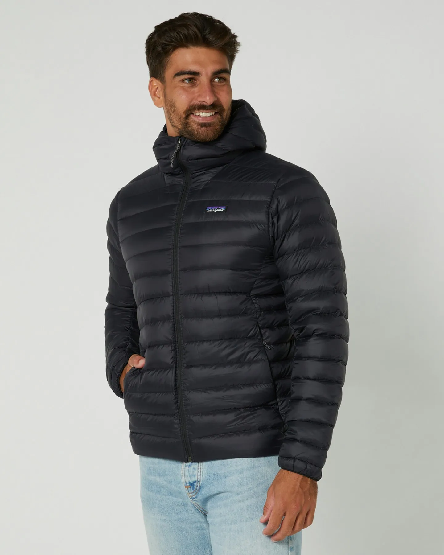 Patagonia Mens Down Sweater Hoody - Black | SurfStitch