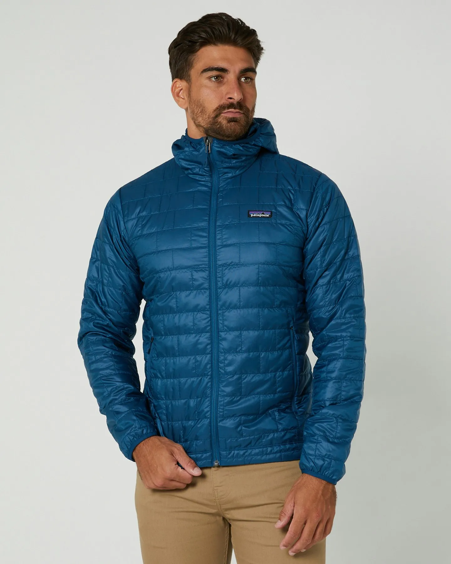 Patagonia Mens Nano Puff Hoody - Lagom Blue | SurfStitch